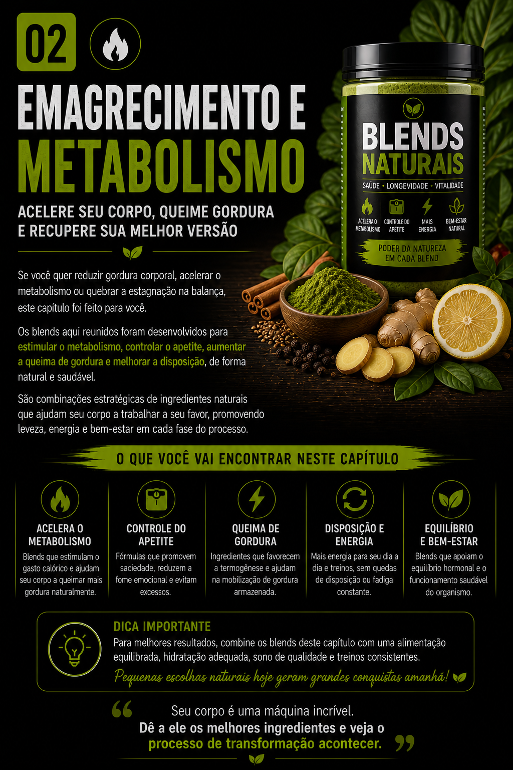 Capítulo Emagrecimento e Metabolismo